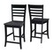 International Concepts Cosmo Counter Height Stool, 24" Seat Height, Coal S75-3102 - alternate 1